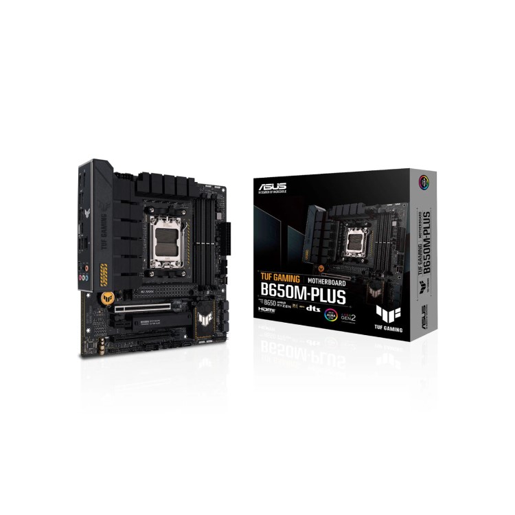 ASUS TUF GAMING B650M-PLUS AMD B650 AM5 DDR5 Micro ATX Motherboard