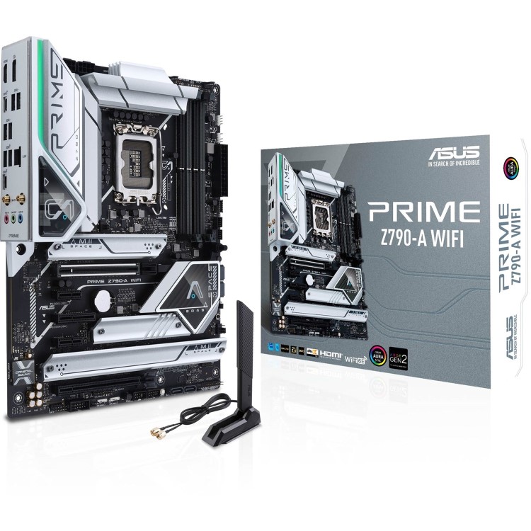 Box Opened Asus Prime Z790-A Wi-Fi Intel Z790 LGA 1700 DDR5 with Wi-Fi ATX Motherboard
