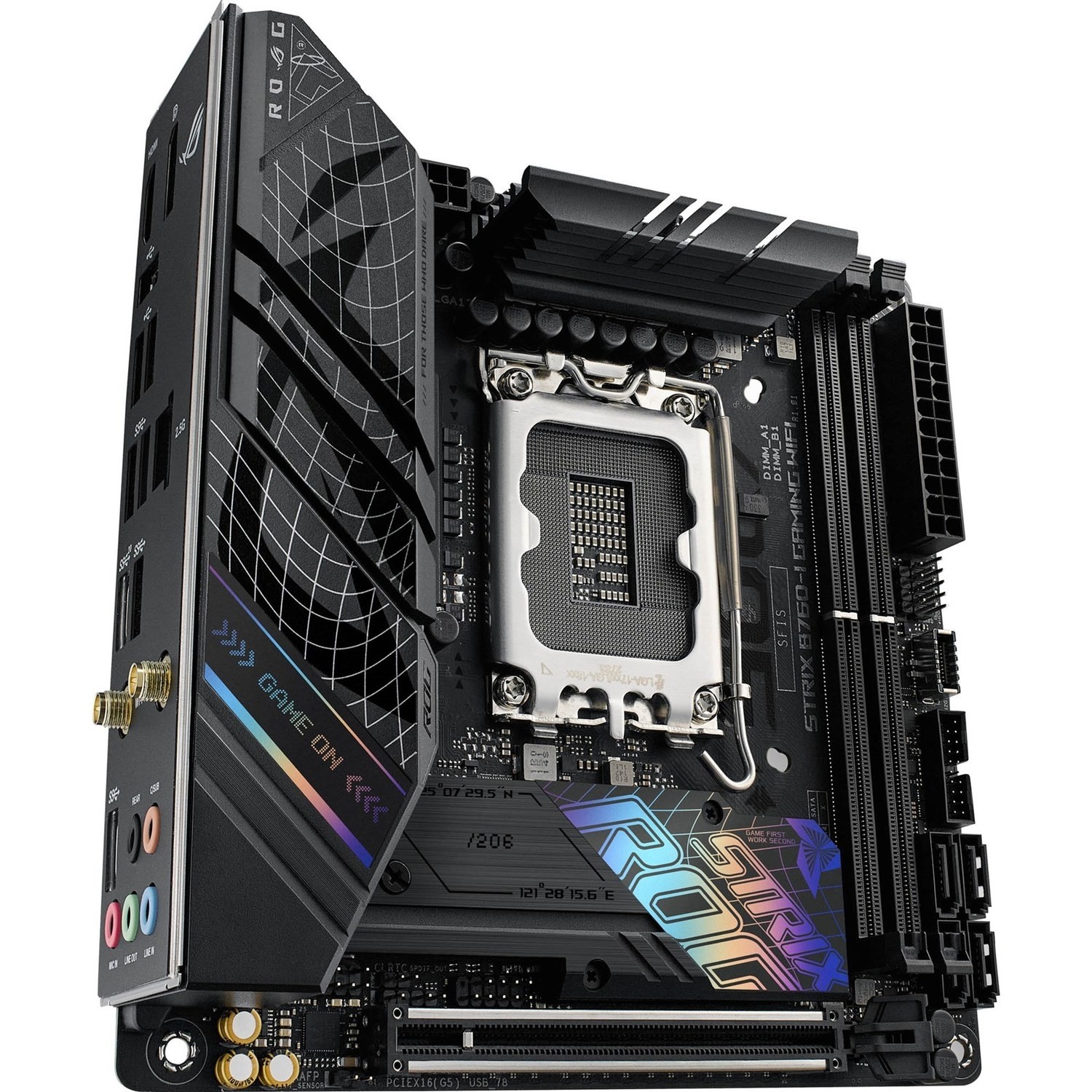 Asus ROG STRIX B760-I Intel B760 LGA 1700 DDR5 with Wi-Fi Mini ITX ...
