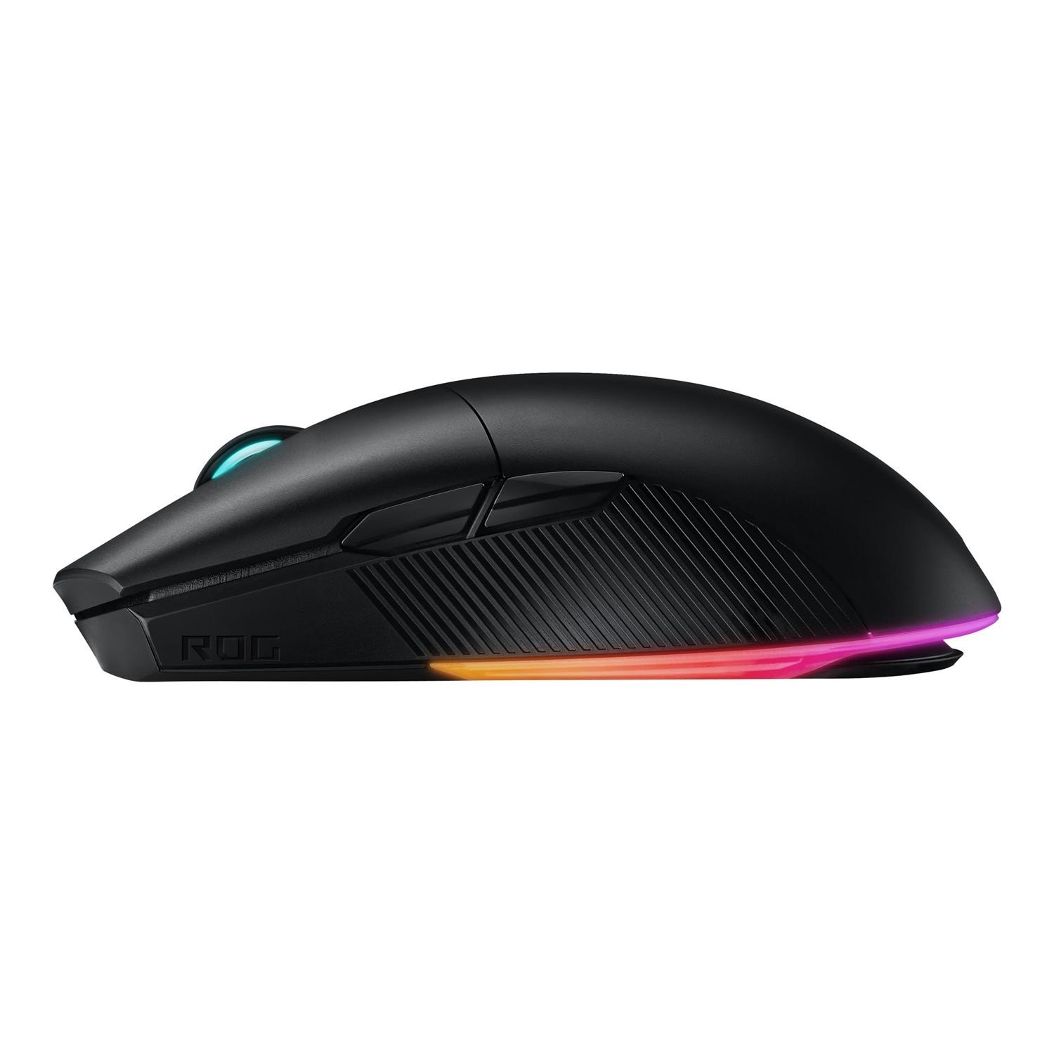 ASUS ROG PUGIO II Mouse Gaming RGB Ottico Wireless, Bluetooth, USB, ambidestro, 16.000 DPI, 7 pulsanti programmabili, pulsanti laterali config並行輸入
