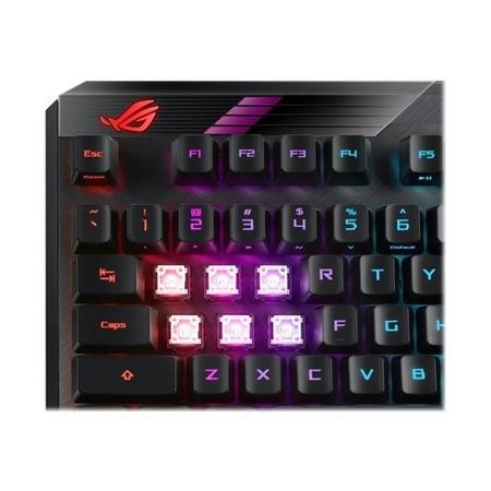 ROG Claymore II 100% / 80% TKL Wireless RGB Modular Gaming Keyboard, ROG RX Red Switches, PBT Doubleshot Keycaps
