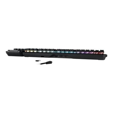 ROG Claymore II 100% / 80% TKL Wireless RGB Modular Gaming Keyboard, ROG RX Red Switches, PBT Doubleshot Keycaps