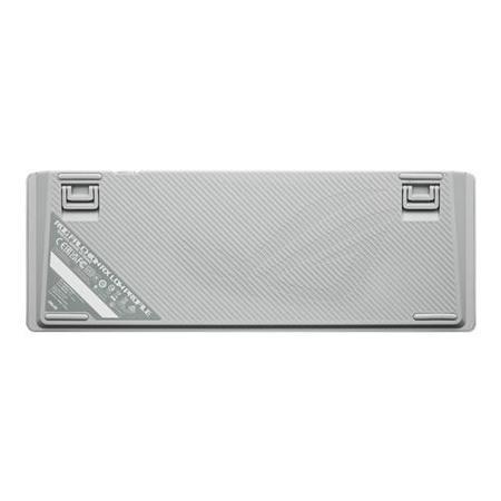 ROG Falchion RX Low Profile 65% Wireless Gaming Keyboard Pre-lubed ROG RX Red Low-Profile Optical Tri-mode Touch Panel MacOS RGB-White UK Layout