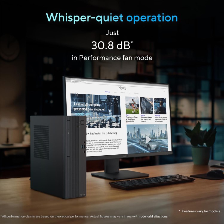 ASUS SFF Intel Core i7-13620H 16GB RAM 512GB SSD Windows 11 Pro Desktop PC