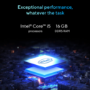 ASUS ExpertCenter P500 Mini Tower Intel Core i5-13420H 16GB RAM 512GB SSD Windows 11 Pro Desktop PC