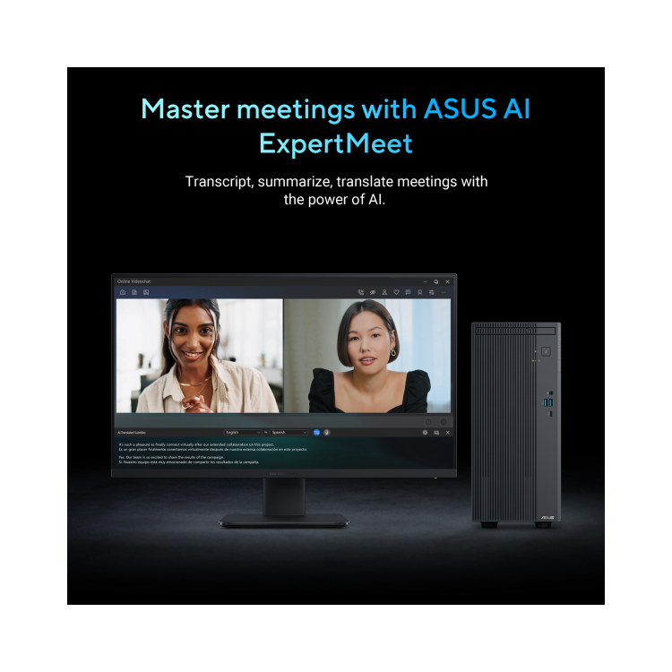 ASUS ExpertCenter P500 Mini Tower Intel Core i5-13420H 16GB RAM 512GB SSD Windows 11 Pro Desktop PC