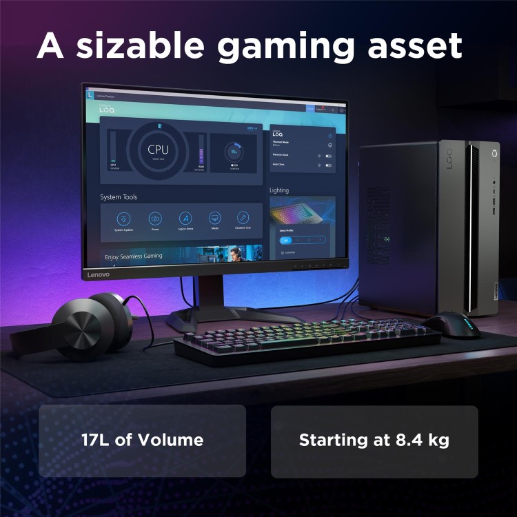 Lenovo LOQ Intel Core i5-14400F 16GB RAM 1TB SSD RTX 3050 Windows 11 Home Gaming PC