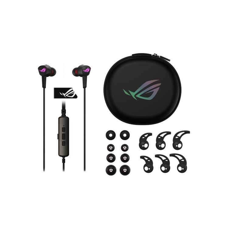 ASUS ROG Cetra II Gaming In-Ear Earset USB-C with Noise Suppression Microphone Black