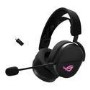 ASUS ROG Pelta Wireless Gaming Headset (BT, ROG SpeedNova 2.4GHz, USB-C, Lightweight 309g, 50mm ROG Titanium-Plated Drivers, 10mm Super-Wideband Mic, 60HR Battery, For PC, Switch, PS5)- Black