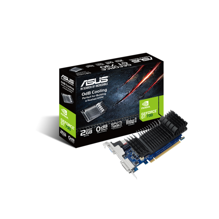 Asus NVIDIA GeForce GT 730 2GB 927MHzGDDR5 Graphics Card
