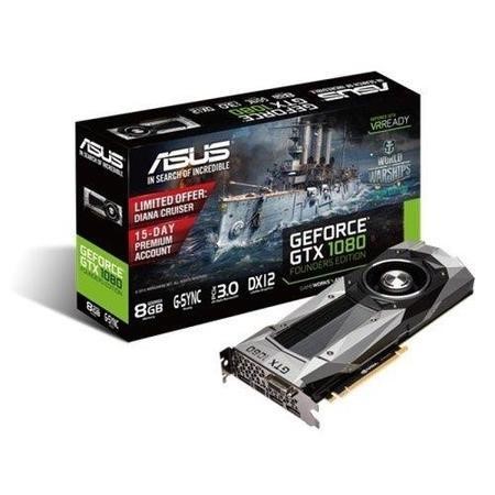 Asus GeForce GTX 1080 Founders Edition 8GB GDDR5X Dual-Link DVI