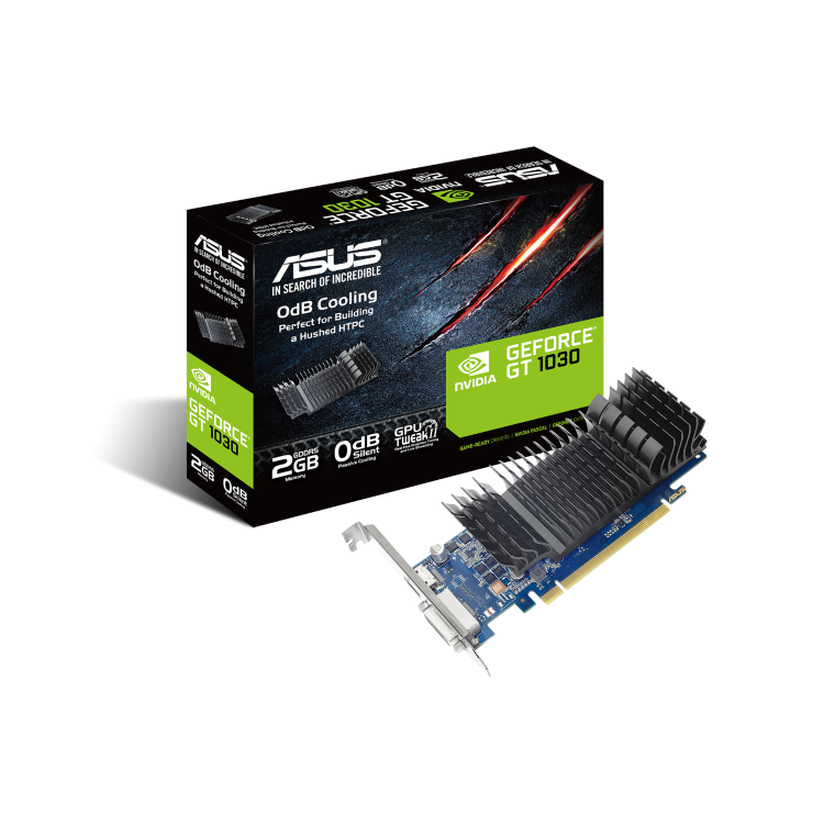 Asus NVIDIA GeForce GT 1030 2GB 1506MHz GDDR5 Graphics Card