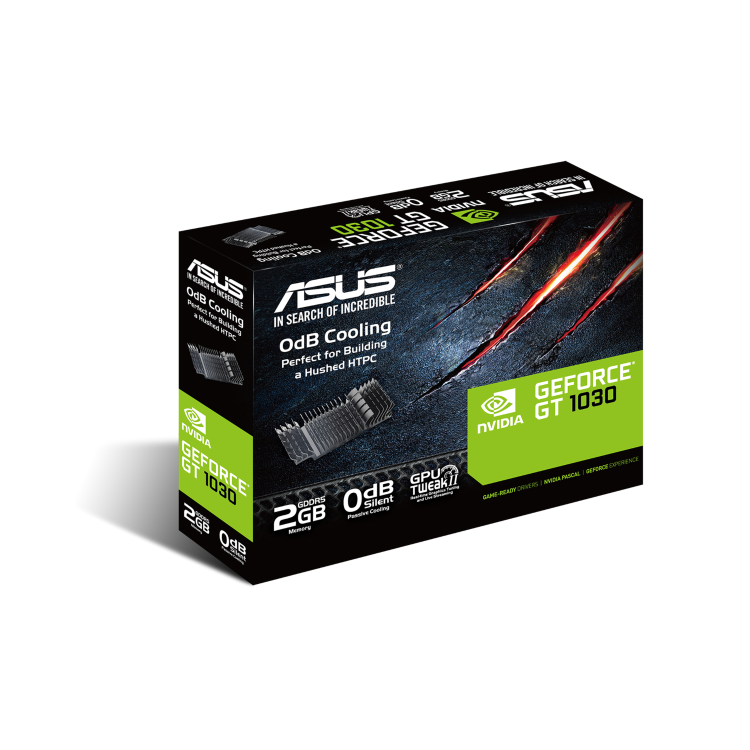Asus NVIDIA GeForce GT 1030 2GB 1506MHz GDDR5 Graphics Card