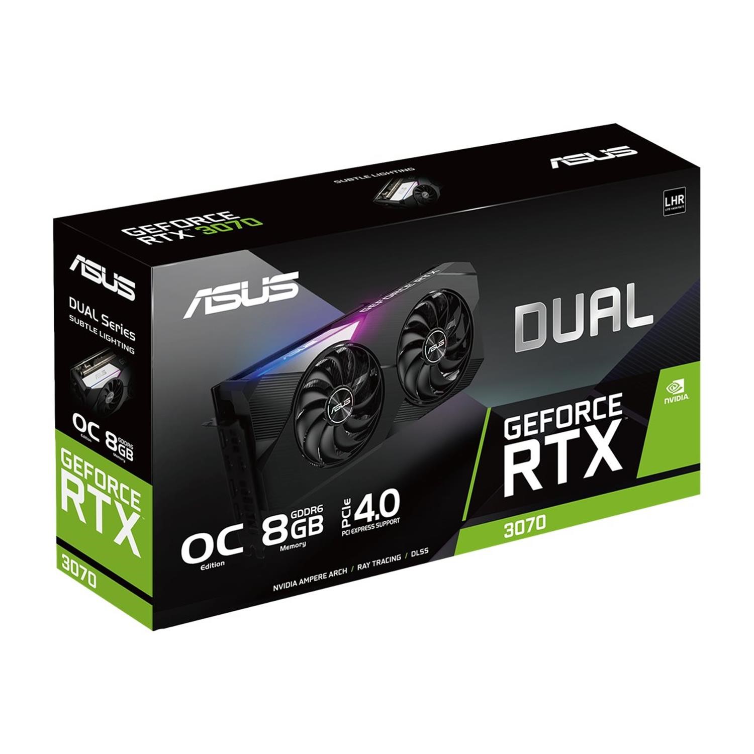 Asus NVIDIA Dual GeForce RTX 3070 V2 8GB 1800MHz GDDR6 OC Graphics