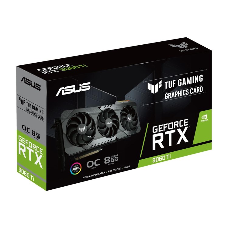 Asus TUF GAMING NVIDIA RTX 3060 Ti V2 OC 8GB GDDR6 Graphics Card