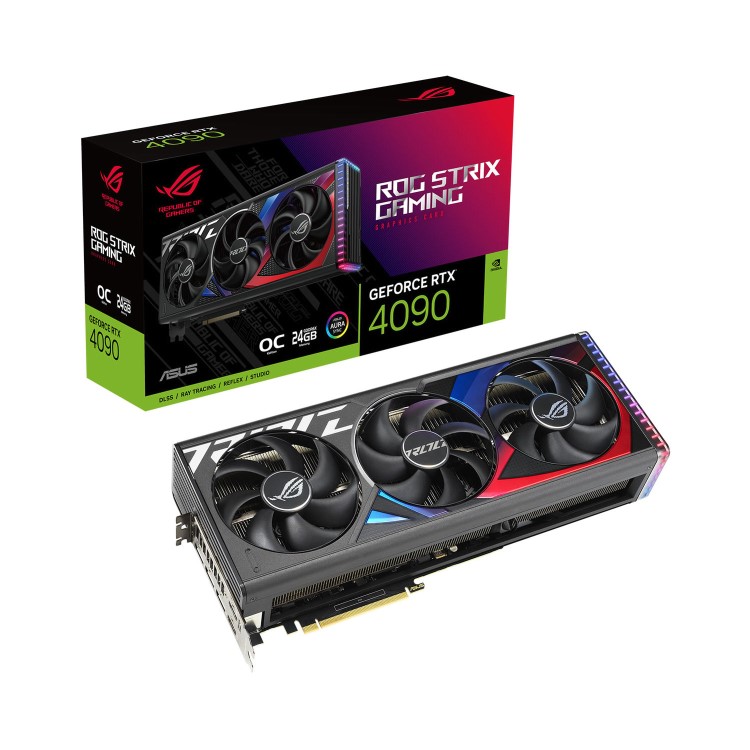 Asus NVIDIA ROG STRIX GeForce RTX 4090 24GB 2610MHz GDDR6X Graphics Card