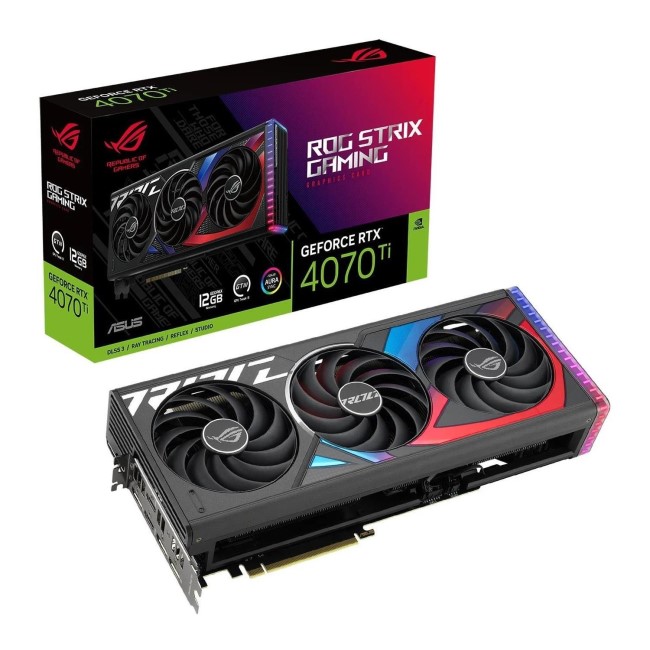 Asus NVIDIA ROG Strix GeForce RTX 4070 Ti 12GB 2640MHz GDDR6X Graphics Card