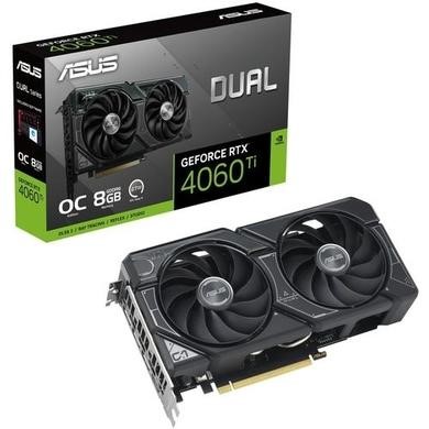 Asus NVIDIA GeForce RTX 4060 Ti 8GB 2565MHz GDDR6 OC Graphics Card