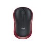 Logitech M185 Compact Wireless Mouse Red