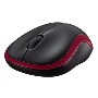Logitech M185 Compact Wireless Mouse Red