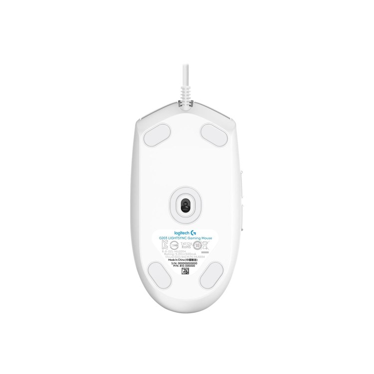 Logitech G203 Lightsync Gaming Mouse White