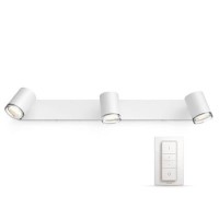 Philips Hue Adore Bathroom 3 x GU10 Spotlight - White Philips Hue Adore Bathroom 3 x GU10 Spotlight - White
