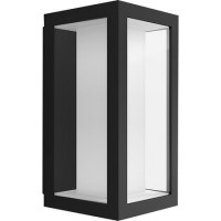 GRADE A3 - Philips Hue Outdoor Impress Wall Lantern Black - Slim