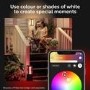 GRADE A3 - Philips Hue Outdoor Impress Wall Lantern Black - Slim