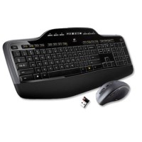 Logitech MK710 Wireless Desktop Keyboard and Mouse in Black 