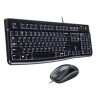 GRADE A1 - Logitech MK120 Wired Keyboard and Mouse - Black