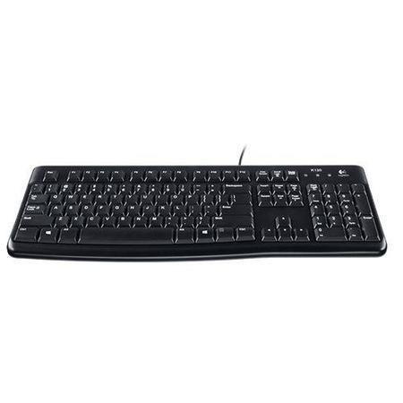 Box Opened Ex Demo Logitech MK120 Wired Keyboard and Mouse in Black