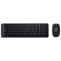 Logitech MK220 Wireless Keyboard and Mouse Combo Black