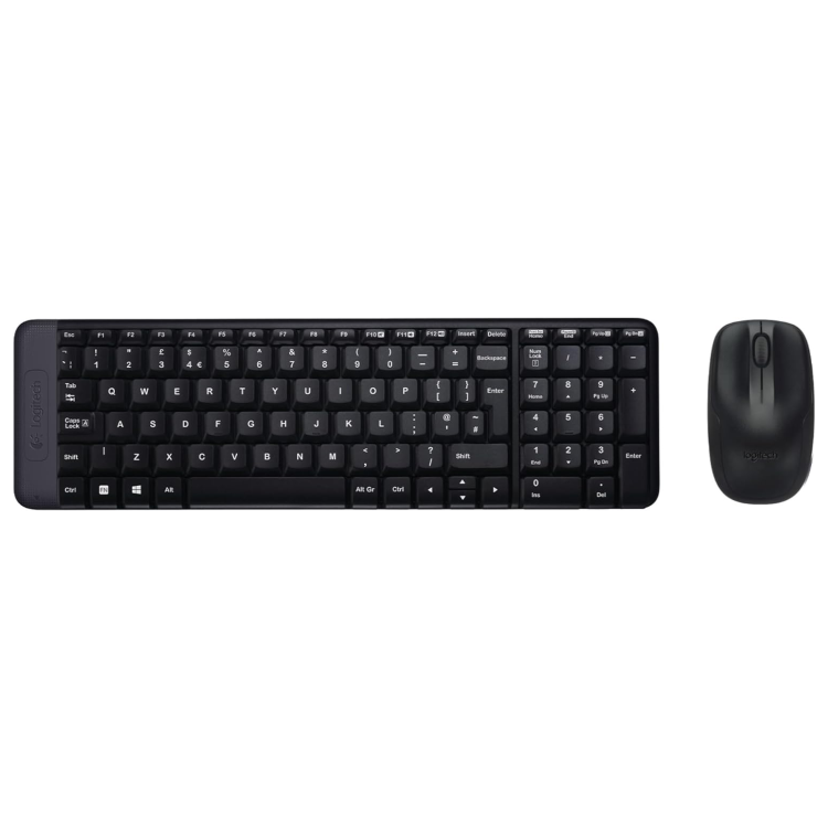 Logitech MK220 Wireless Keyboard and Mouse Combo Black