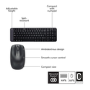 Logitech MK220 Wireless Keyboard and Mouse Combo Black