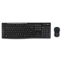 Logitech MK270 Wireless Keyboard and Mouse Combo Black with Silicone Cover Logitech MK270 Wireless Keyboard and Mouse Combo Black with Silicone Cover