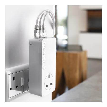 Devolo dLAN Powerline 650 Triple Plus Gigabit Ethernet Starter Kit - 2x plugs
