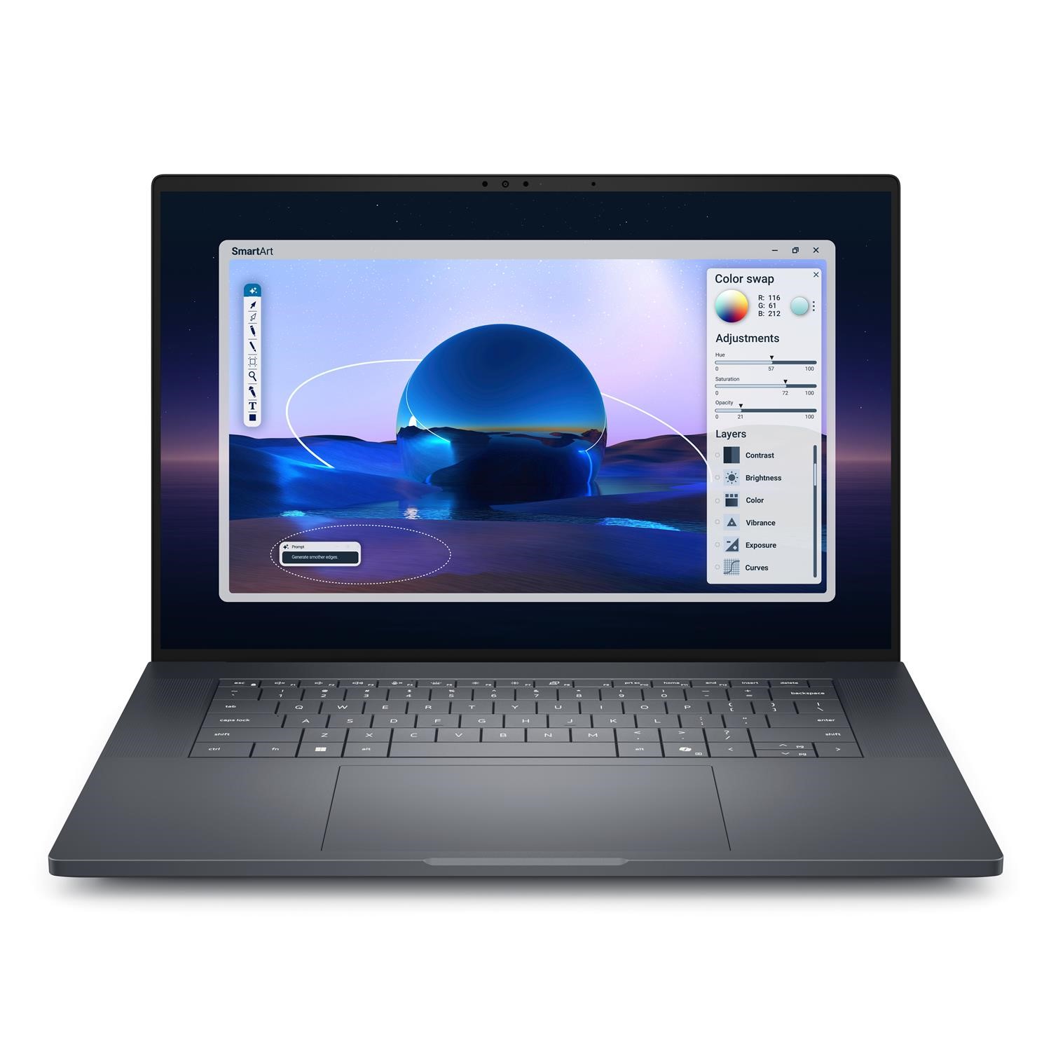 Dell Pro Max 16 Premium Intel Core Ultra 7 32GB RAM 1TB SSD 16 Inch Windows 11 Pro Laptop Black, Laptops Direct - 927JP
