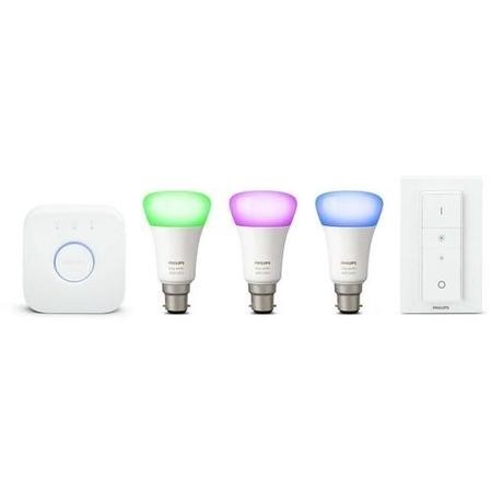 hue ambiance b22 colour pack philips starter kit