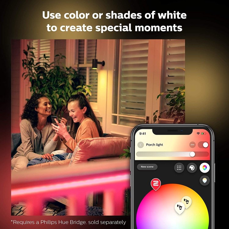 Philips Hue Outdoor Lightstrip Bluetooth 2M - works with iOS & Android