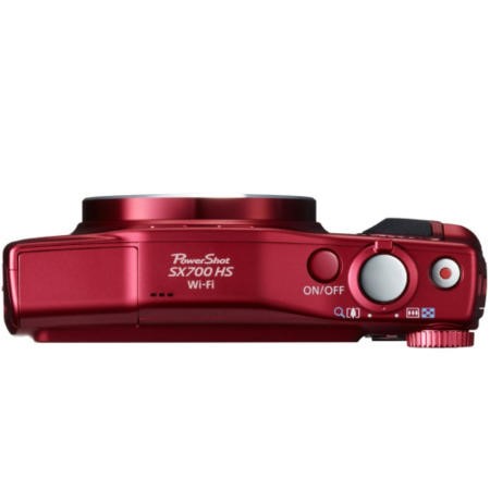 Canon PowerShot SX700 HS 16.1 MP Digital Camera - Red