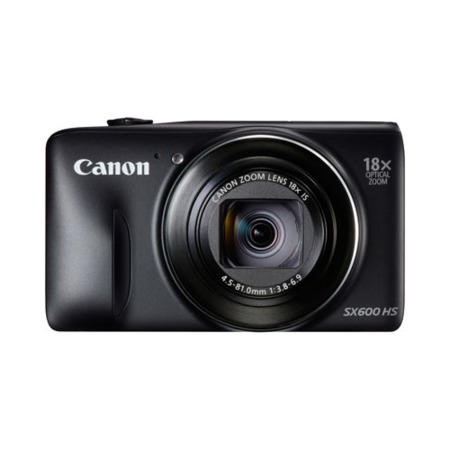 Canon PowerShot SX600 HS 16 MP Digital camera - Black - Laptops Direct