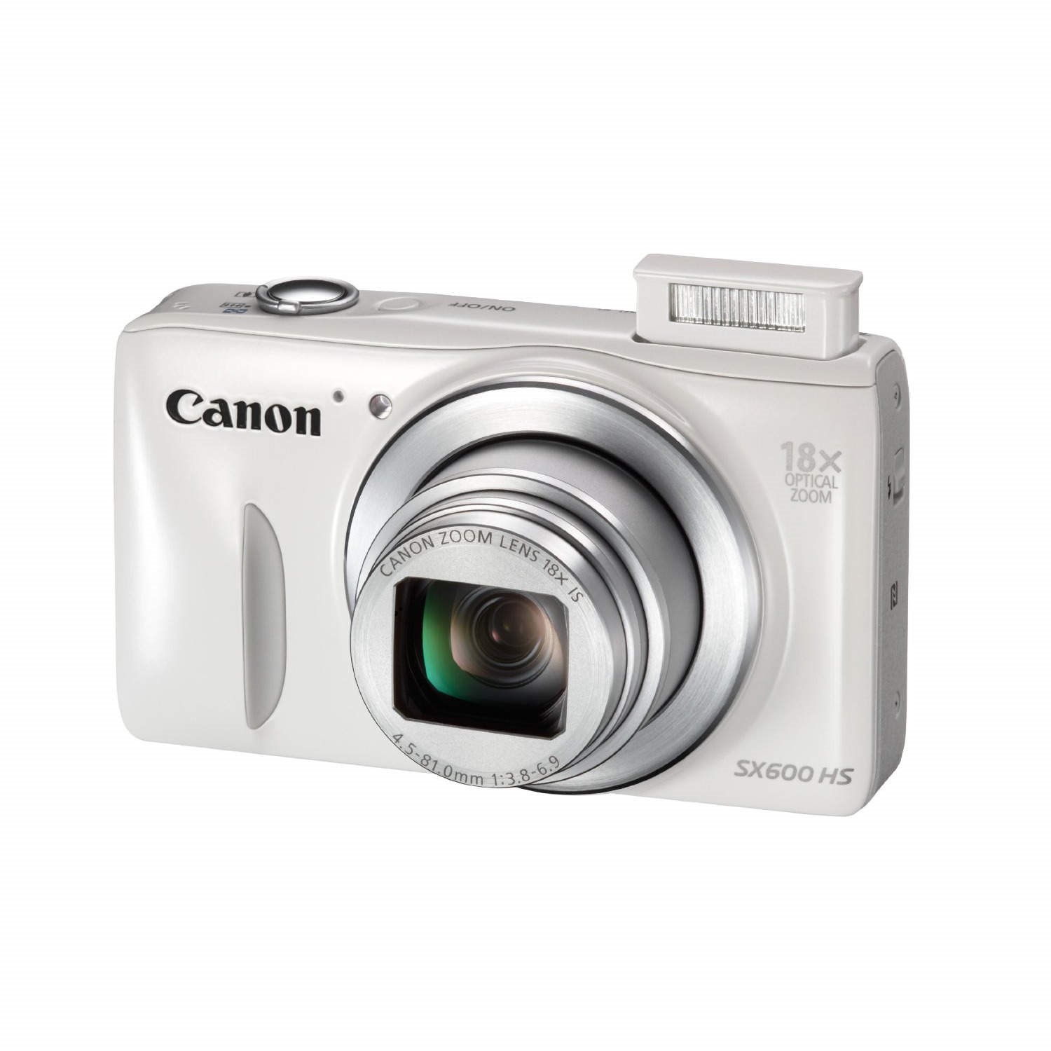 Canon Powershot SX600 HS Camera White 16MP 18xZoom 3.0LCD FHD 25mm