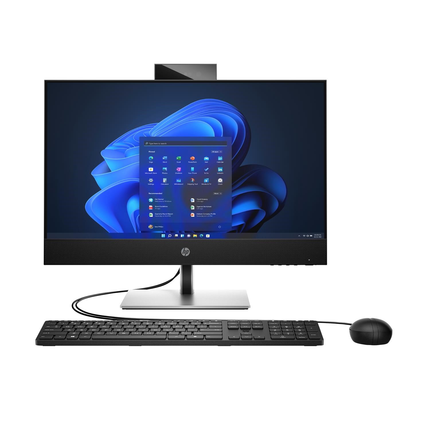 HPProone 440 G9 Intel Core I5 14500T 16GB RAM 512GB SSD 23.8 Inch Windows 11 Pro All-In-One Pc Black, Laptops Direct - 937U5EA