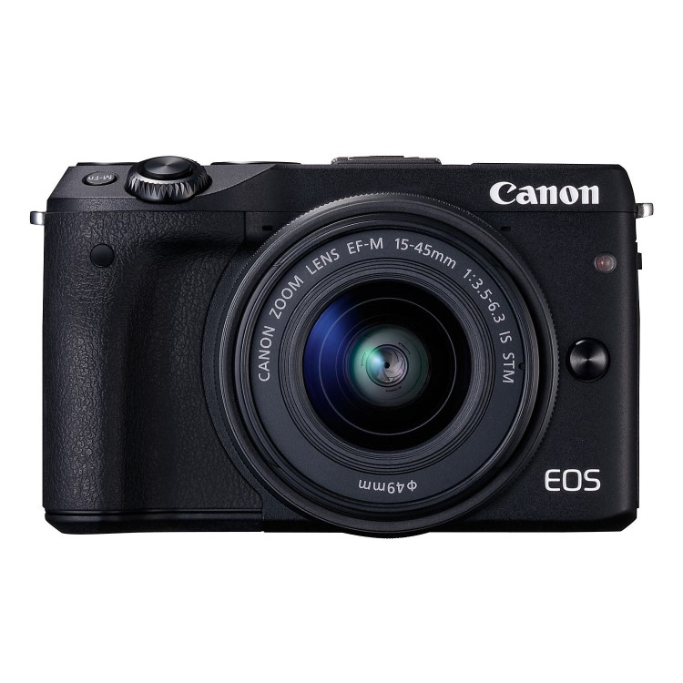 Canon EOS M3 Compact Mirrorless Camera + EF-M 15-45mm Lens