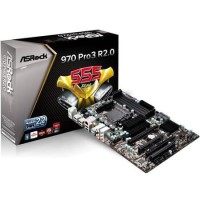 Asrock 970 PRO3 R2.0, AMD 970, AM3+, ATX, 4 DDR3, CrossFire, RAID, 140W CPU Support