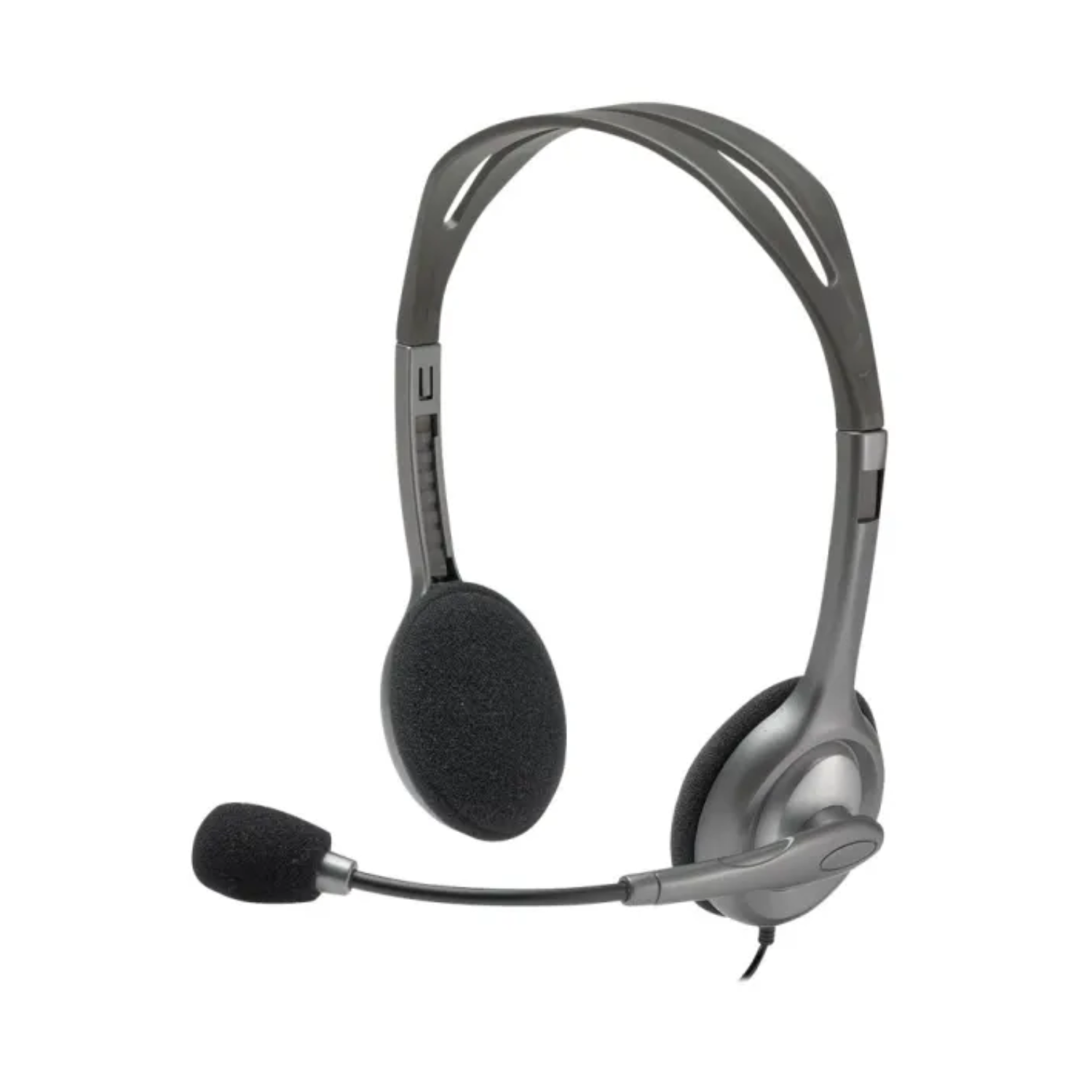 Logitech H110 Wired Headset Black, Laptops Direct - 981-000271