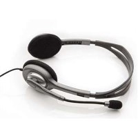 Box Opened Logitech Stereo Headset H110 with Noise-Cancelling Microphone For PC