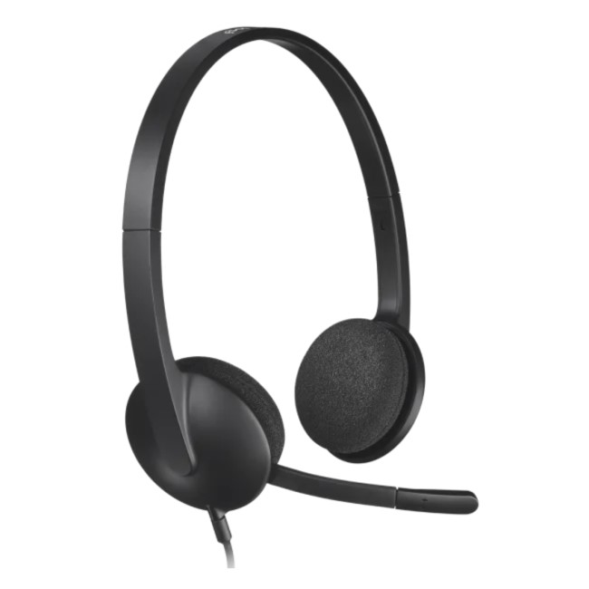 Logitech H340 Double Sided On-ear Stereo USB with Microphone Headset