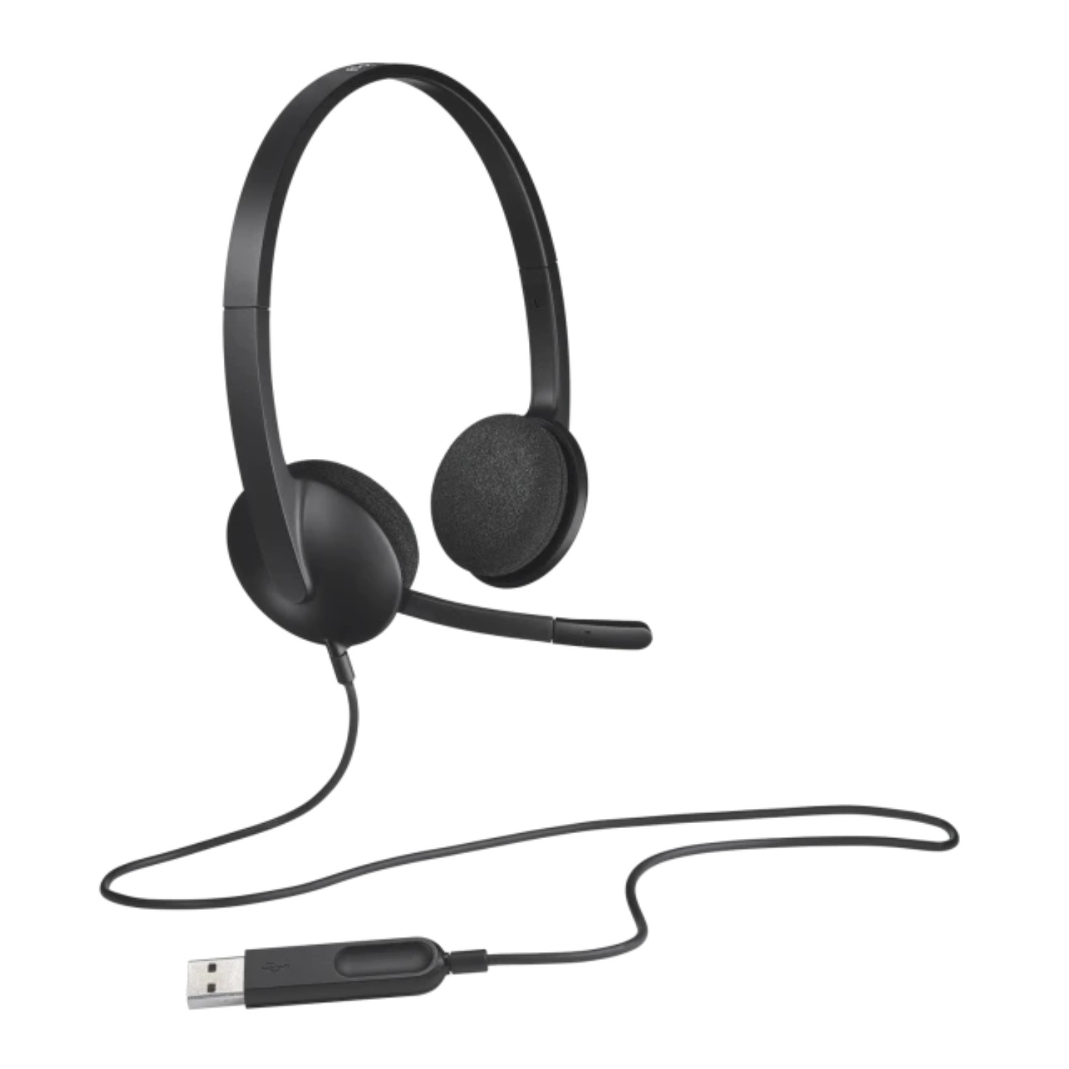 Logitech H340 Double Sided On-ear Stereo USB with Microphone Headset ...