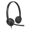 Logitech H340 Double Sided On-ear Stereo USB with Microphone Headset